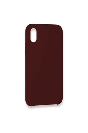 Newface Apple iPhone XS Max Kılıf Lansman Legant Silikon - Bordo