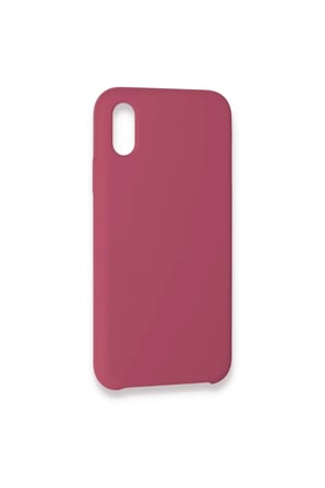 Newface Apple iPhone XS Max Kılıf Lansman Legant Silikon - Fuşya