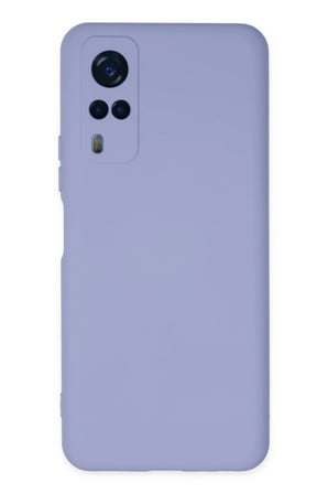 Newface Vivo Y53S Kılıf Nano içi Kadife Silikon - Lila