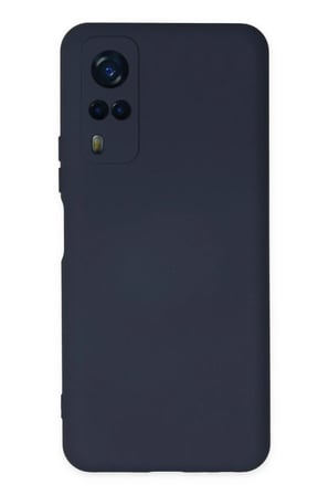 Newface Vivo Y53S Kılıf Nano içi Kadife Silikon - Lacivert