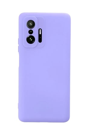 Newface Xiaomi Mi 11T Pro Kılıf Nano içi Kadife Silikon - Lila