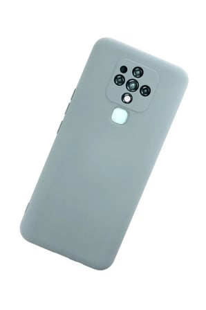 Newface Tecno Camon 16 Kılıf Nano içi Kadife Silikon - Buz Mavisi
