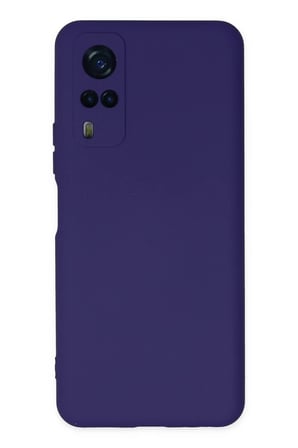 Newface Vivo Y53S Kılıf Nano içi Kadife Silikon - Mor