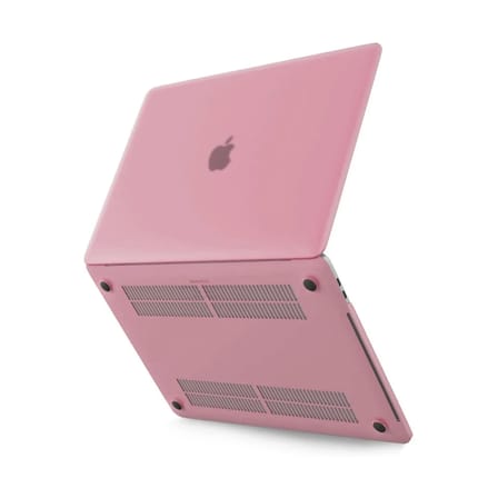 Newface Apple Macbook Pro 13 2021 Macbook Buzlu Kapak - Pembe