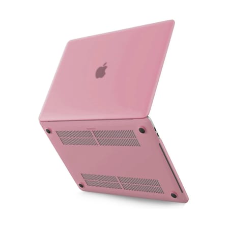 Newface Apple Macbook Pro 13 2021 Macbook Buzlu Kapak - Pembe