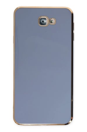 Newface Samsung Galaxy J7 Prime Kılıf Volet Silikon - Mavi