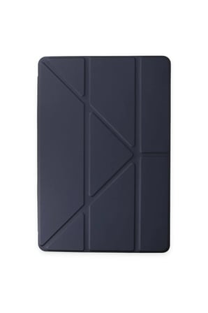 Newface Apple iPad Pro 12.9 (2021) Kılıf Kalemlikli Mars Tablet Kılıfı - Lacivert
