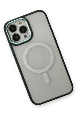 Newface Apple iPhone 14 Pro Max Kılıf Room Magneticsafe Silikon - Köknar Yeşili