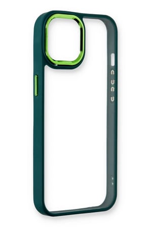 Newface Apple iPhone 14 Plus Kılıf Dora Kapak - Haki Yeşil