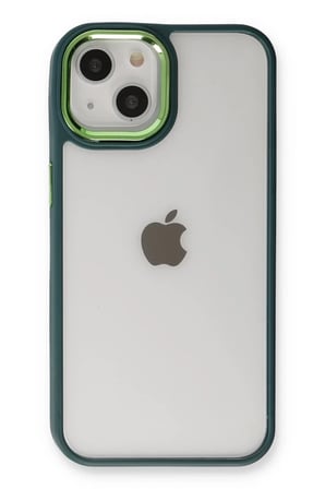 Newface Apple iPhone 14 Plus Kılıf Dora Kapak - Haki Yeşil