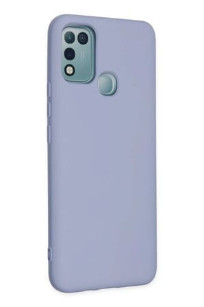 Newface İnfinix Hot 10 Play Kılıf Nano içi Kadife Silikon - Lila