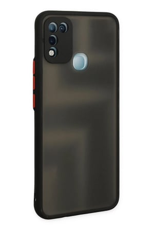 Newface İnfinix Hot 10 Play Kılıf Montreal Silikon Kapak - Siyah