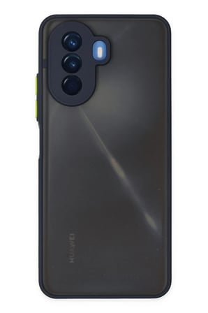 Newface Huawei Nova Y70 Kılıf Montreal Silikon Kapak - Lacivert