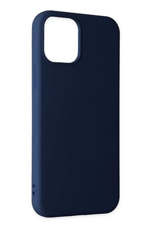 Newface Apple iPhone 11 Pro Max Kılıf Nano içi Kadife Silikon - Lacivert