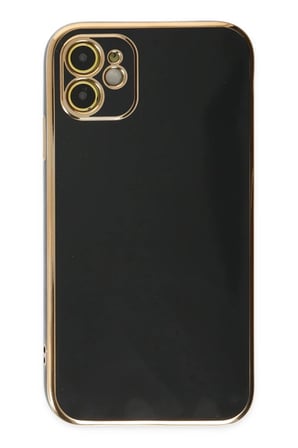 Newface Apple iPhone 12 Kılıf Volet Silikon - Siyah