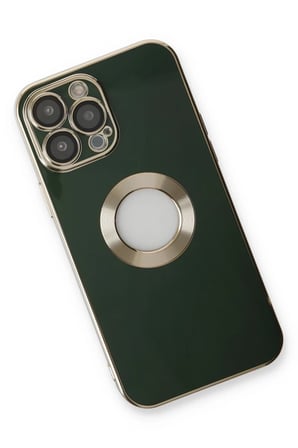 Newface Apple iPhone 14 Pro Max Kılıf Store Silikon - Yeşil