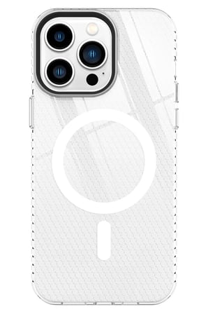 Newface Apple iPhone 14 Pro Kılıf Beta Magneticsafe Silikon - Şeffaf