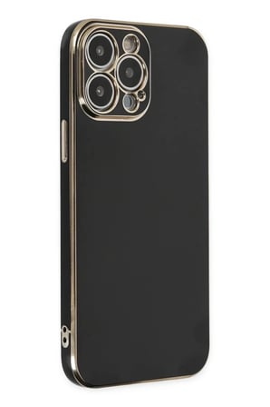 Newface Apple iPhone 14 Pro Kılıf Volet Silikon - Siyah