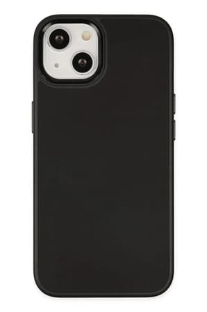 Newface Apple iPhone 14 Plus Kılıf Asya Deri Silikon - Siyah