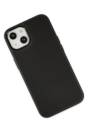 Newface Apple iPhone 14 Plus Kılıf Asya Deri Silikon - Siyah
