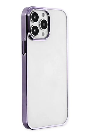 Newface Apple iPhone 14 Pro Kılıf Element Silikon - Mor