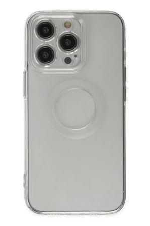 Newface Apple iPhone 13 Pro Kılıf Santa Lens Silikon - Şeffaf