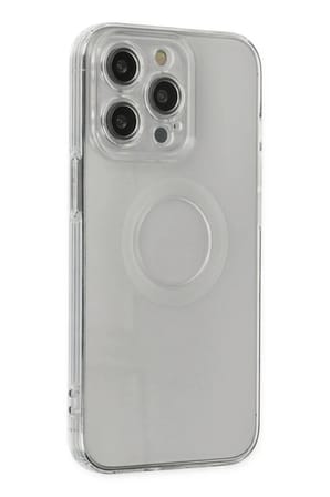 Newface Apple iPhone 13 Pro Kılıf Santa Lens Silikon - Şeffaf