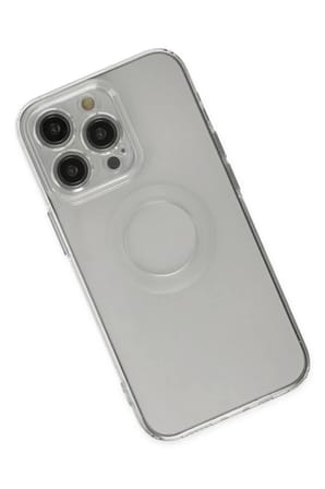 Newface Apple iPhone 13 Pro Kılıf Santa Lens Silikon - Şeffaf
