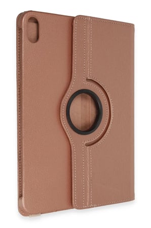 Newface Apple iPad 2022 10.9 (10.nesil) Kılıf 360 Tablet Deri Kılıf - Rose Gold