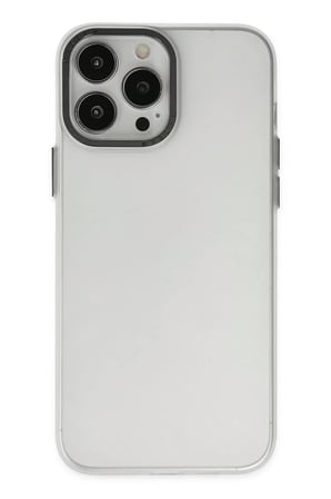 Newface Apple iPhone 14 Pro Kılıf Modos Metal Kapak - Şeffaf