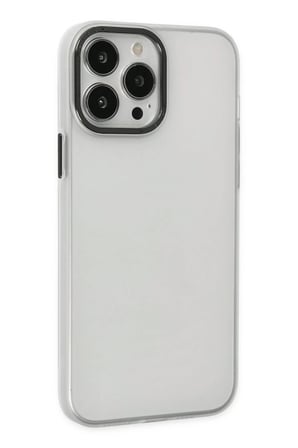 Newface Apple iPhone 14 Pro Kılıf Modos Metal Kapak - Şeffaf