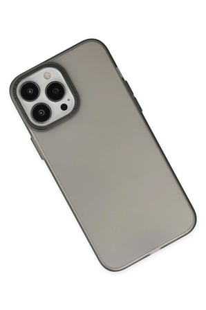 Newface Apple iPhone 14 Pro Max Kılıf Modos Metal Kapak - Siyah