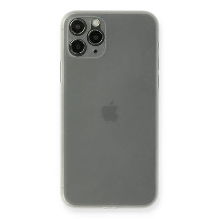 Newface Apple iPhone 11 Pro Kılıf PP Ultra İnce Kapak - Beyaz
