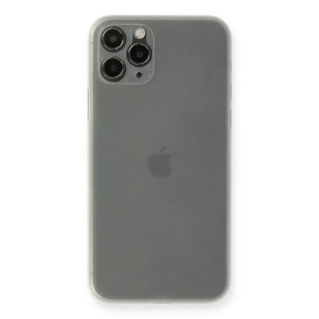 Newface Apple iPhone 11 Pro Kılıf PP Ultra İnce Kapak - Beyaz
