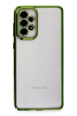 Newface Samsung Galaxy A33 5G Kılıf Razer Lensli Silikon - Yeşil