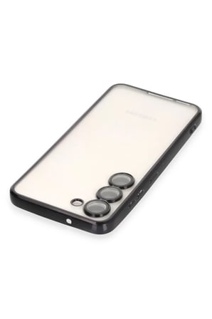 Newface Samsung Galaxy S23 Plus Kılıf Razer Lensli Silikon - Siyah