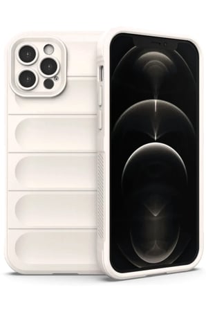 Newface Apple iPhone 12 Pro Kılıf Optimum Silikon - Krem