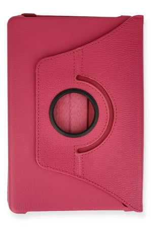 Newface Lenovo Tab M10 TB328FU Kılıf 360 Tablet Deri Kılıf - Pembe