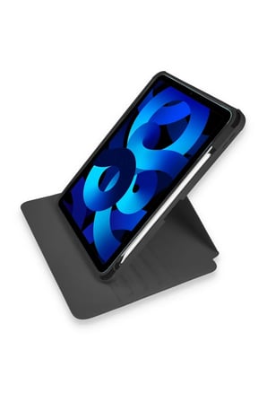 Newface Apple iPad 10.2 (7.nesil) Kılıf Starling 360 Kalemlikli Tablet Kılıf - Siyah