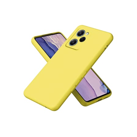 Newface Xiaomi Poco X5 Pro 5G Nano içi Kadife Silikon - Sarı