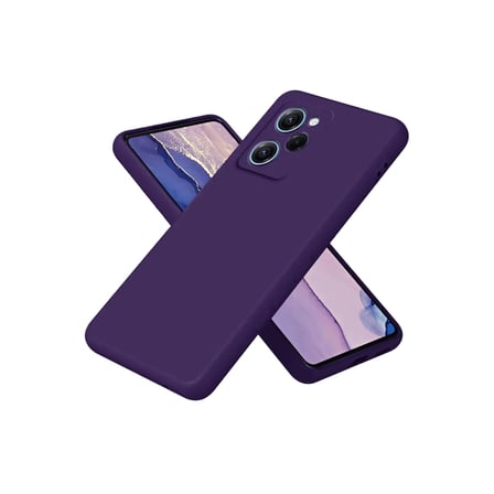 Newface Xiaomi Poco X5 Pro 5G Nano içi Kadife Silikon - Mor