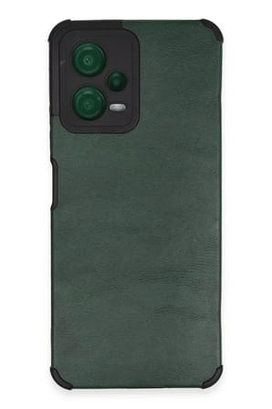 Newface Xiaomi Redmi Note 12 5G Kılıf Loop Deri Silikon - Yeşil