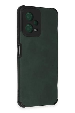 Newface Xiaomi Redmi Note 12 5G Kılıf Loop Deri Silikon - Yeşil