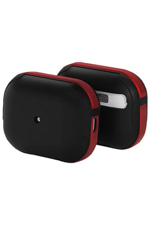 Movenchy Apple Airpods Pro 2 (2.nesil) MO-A8 Armor Kılıf - Kırmızı