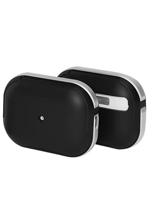 Movenchy Apple Airpods Pro 2 (2.nesil) MO-A8 Armor Kılıf - Gümüş