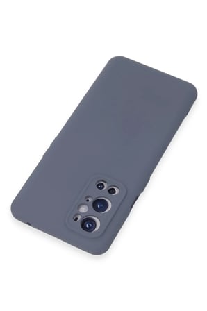 Newface One Plus 9 Pro Kılıf Nano içi Kadife Silikon - Gri