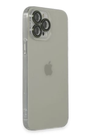 Newface Apple iPhone 13 Pro Max Kılıf Luko Lens Silikon - Yeşil