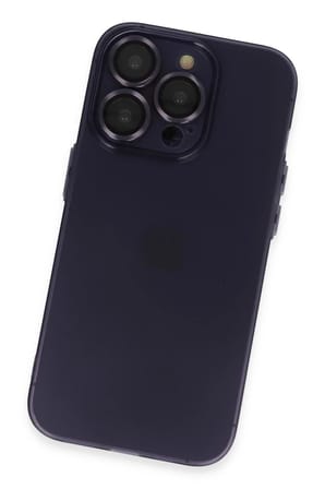 Newface Apple iPhone 14 Pro Max Kılıf Luko Lens Silikon - Siyah