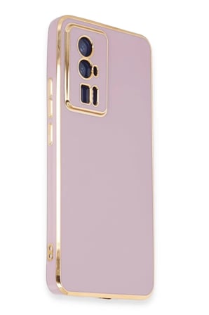 Newface Xiaomi Poco F5 Pro Kılıf Volet Silikon - Mor