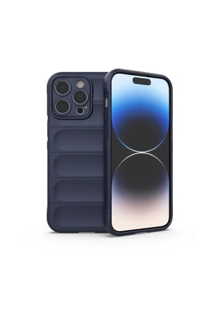 Newface Apple iPhone 15 Pro Kılıf Optimum Silikon - Lacivert